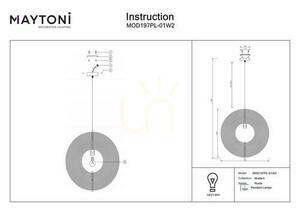 Lampă suspendată Maytoni Roots neagră 60 cm lemn E27 MOD197PL-01W2 small 5