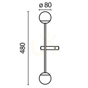 TOUCH lampă de perete MOD285WL-L10BS3K Maytoni small 12