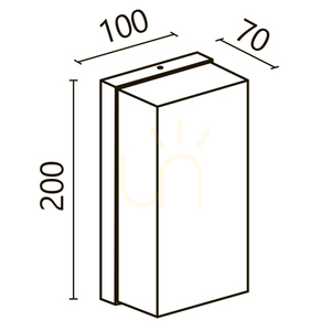 BADD lampă de perete pentru exterior O454WL-L10GF3K IP54 Maytoni small 10