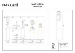 BARREL stâlp de lumină O453FL-01GF IP54 Maytoni small 6
