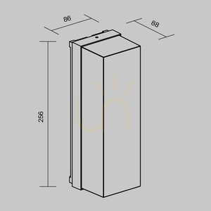 CONF lampă de perete pentru exterior O450WL-01GF IP65 Maytoni small 7