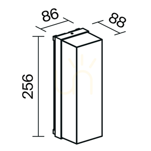 CONF lampă de perete pentru exterior O450WL-01GF IP65 Maytoni small 9