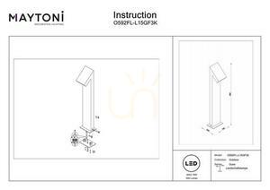 GUSS stâlp de lumină O592FL-L15GF3K IP65 Maytoni small 7