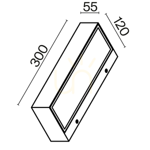 Lampă de perete pentru exterior LOT O428WL-L20GF3K IP65 Maytoni small 10
