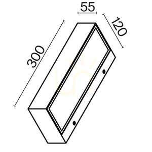 LOT lampă de perete pentru exterior O428WL-L20W3K IP65 Maytoni small 9