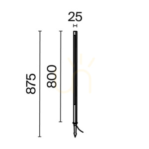 POLE stâlp de lumină O440FL-L12GF3K IP65 Maytoni small 9