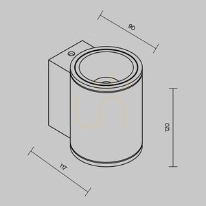 SHIM O303WL-L5GF3K lampă de perete pentru exterior IP65 Maytoni small 8