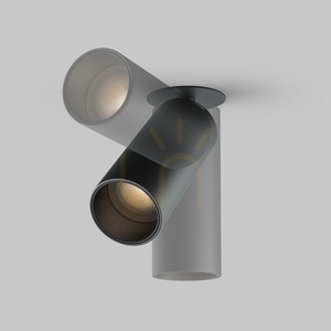 FOCUS LED corp de iluminat încastrat C053CL-L12W3K-W-B Maytoni small 3