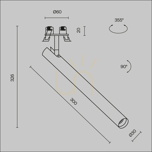 FOCUS T corp de iluminat încastrat C141RS-L300-6W3K-W Maytoni small 9