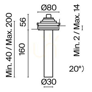 Corp de iluminat încastrat FOCUS T C140TRS-L200-7W3K-B Maytoni small 10