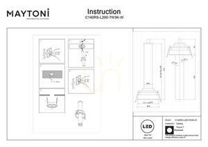 FOCUS T corp de iluminat încastrat C140RS-L200-7W3K-W Maytoni small 8