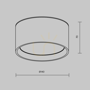 Plafond VEGA C089CL-15W3K-BMG Maytoni small 7