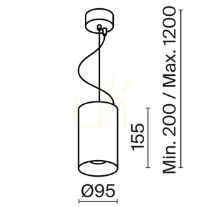 EFIR lampă suspendată P089PL-25W3K-MG Maytoni small 10