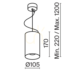EFIR lampă suspendată P089PL-33W3K-W Maytoni small 10