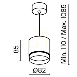 Lampă suspendată POLAR P088PL-GX53-MG Maytoni small 13