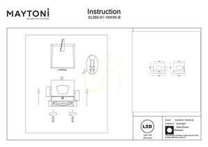 Corp de iluminat încastrat METAL MODERN DL093-01-10W3K-B Maytoni small 7