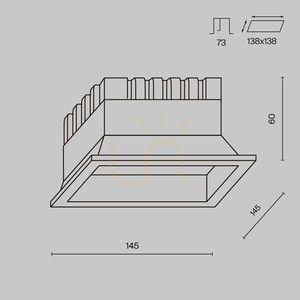 OKNO corp de iluminat încastrat DL056-18W3-4-6K-W IP44 Maytoni small 7