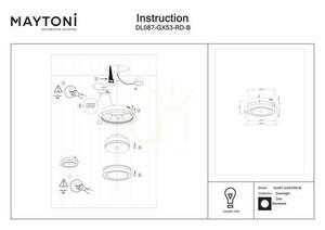 ORLO corp de iluminat încastrat DL087-GX53-RD-B Maytoni small 6