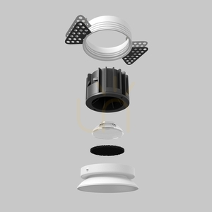 Corp de iluminat încastrat ROUND DL058-12W3K-TRS-W Maytoni small 5
