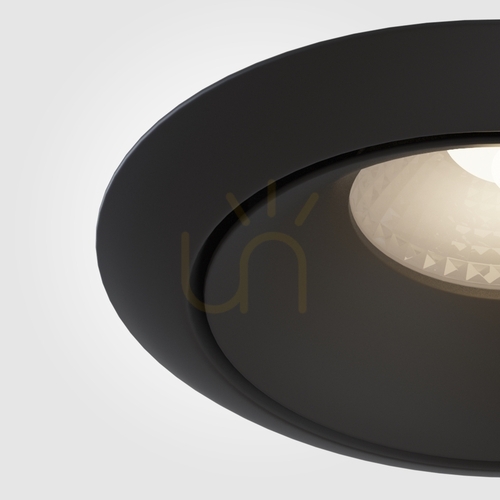 Verifica Spot LED încastrat Maytoni Yin 12 W 3000 K, negru, TRIAC DL031-L12W3K-D-B