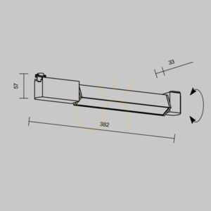 Lampă pentru șine BASIS ROT TR104-1-12W3K-B-DE Maytoni small 7