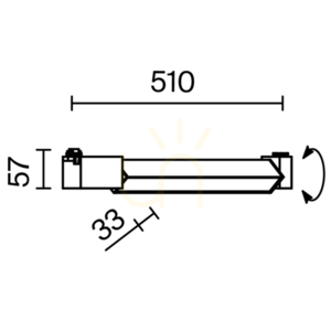 Lampă pentru șine BASIS ROT TR104-1-24W3K-B-DE Maytoni small 9