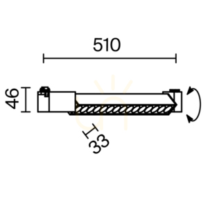 POINTS ROT lampă pentru șine TR010-1-22W3K-M-B-DE Maytoni small 9