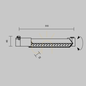 POINTS ROT lampă pentru șine TR010-1-22W4K-M-B-DE Maytoni small 7