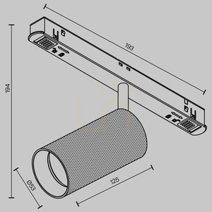 ARTISAN TR097-2-12W4K-M-BW reflector pentru bare Maytoni small 9