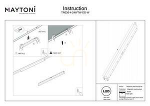 Lampă pentru șine BASIS TR030-4-24WTW-DD-W Maytoni small 6