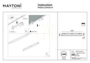 Lampă de șină BASIS TR030-2-24W3K-W Maytoni small 4