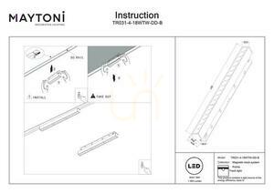 Lampă pentru șine POINTS TR031-4-18WTW-DD-B Maytoni small 4