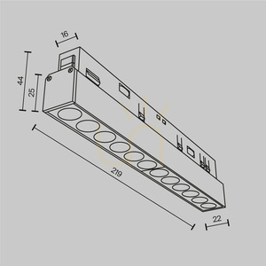 Lampă pentru șine POINTS TR031-2-12W3K-W Maytoni small 7