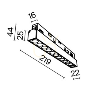 Lampă pentru șină POINTS TR031-2-12W4K-W Maytoni small 9