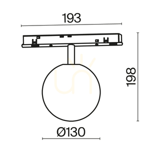 Lampă pentru șine LUNA TR038-2-5W3K-1 Maytoni small 8