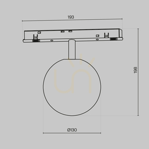 Lampă pentru șine LUNA TR038-2-5W4K-W-1 Maytoni small 6