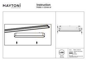 Lampă de șină BASIS TR080-1-12W4K-W Maytoni small 4