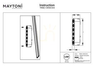 Lampă pentru șine POINTS TR082-1-6W4K-M-B Maytoni small 6
