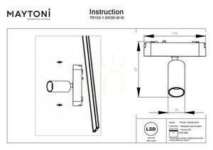FOCUS LED proiector pentru bare TR103-1-5W3K-M-W Maytoni small 8