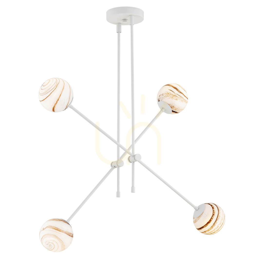 Verifica Lampa suspendată ARGON ABSOS alb-maro marmură 4xE14 1841 Lampa suspendată ARGON ABSOS alb-maro marmură 4xE14 1841