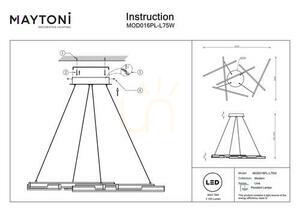 LINE lampă suspendată MOD016PL-L75W Maytoni small 5