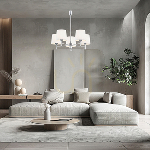 Candelabru Argon Bolzano Plus alb crem 5xE27 2110 small 1