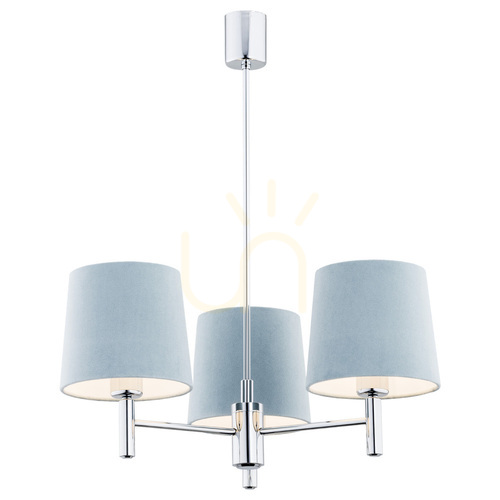 Verifica Candelabru ARGON Bolzano crom albastru 3xE27 1383