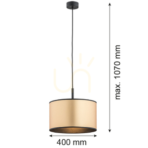 Pendul ARGON KARIN negru aur 400 mm E27 4291 small 1