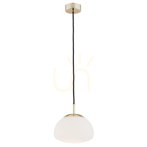 Lampă suspendată Argon TRINI albă sticlă opală alamă 4352 small 0