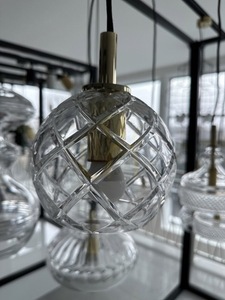 Pendul Argon OVIEDO 4200 transparent cristal alamă E27 IP20 small 1
