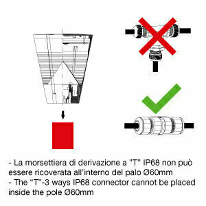 Lanternă chone IP54 FBT 20 W gri RAL 9006 small 0