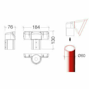 Golf 1 lumina cap pivotant negru 1 Golf 1 lumina cap pivotant negru small 1