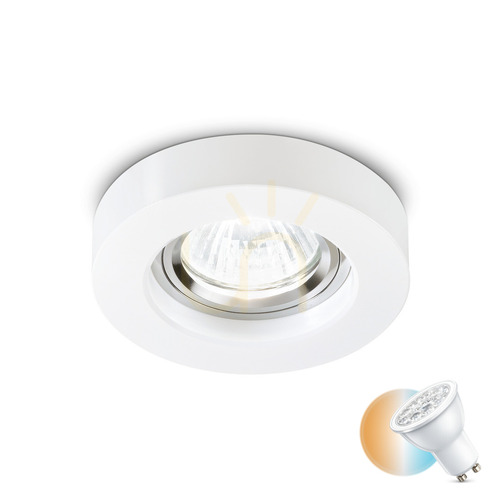 Verifica Spot încastrat rotund Ideallux Blues 113999 alb GU10 Ø9,5 cm
