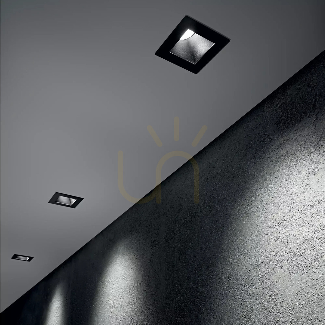 Vedere Spot încastrat LED Ideallux Dynamic negru 9W 4000K 5,6 cm 252995 Spot încastrat LED Ideallux Dynamic negru 9W 4000K 5,6 cm 252995